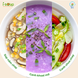  Isoup Hộp Mix Thanh Nhẹ Ăn Liền Sấy Thăng Hoa - Hộp 6 Viên 