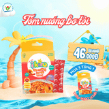  Ikiro Rắc Cơm Dinh Dưỡng Ăn Liền Tôm Nướng Bơ Tỏi - Hộp (24g) 6 Gói 