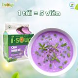  Isoup Viên Canh Khoai Mỡ Ăn Liền Sấy Thăng Hoa – Túi (55g) 5 Viên 