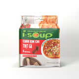  Isoup Viên Canh Kim Chi Thịt Gà Ăn Liền Sấy Thăng Hoa – Túi (66g) 6 Viên 