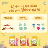  Combo 2 Hộp Rắc cơm IKIRO Cá hồi Xốt Teriyaki Ăn Dặm Cho Bé Nguyên Liệu Thiên Nhiên Từ 1 Tuổi 24 g (6 gói) 
