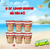  Combo 6 Ly Súp Gà Táo Đỏ Ăn Liền ISOUP HUUPS! Hũ 12G - Súp Ăn Liền Sấy Thăng Hoa 