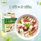  Isoup Combo 6 Túi Canh Măng Chua Nấm Hương Ăn Liền Sấy Thăng Hoa 