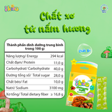  Rắc cơm IKIRO Nấm Hương Nướng Rong Biển Cho Bé Nguyên Liệu Thiên Nhiên Từ 1 Tuổi 27 g (6 gói) 