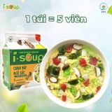  Isoup Combo 6 Túi Canh Mây Ngũ Sắc Ăn Liền Sấy Thăng Hoa 