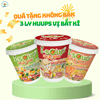  [QUÀ TẶNG KHÔNG BÁN] Combo 3 Ly Súp Ăn Liền Sấy Thăng Hoa (Gà Táo Đỏ + Cá Hồi Yến Mạch + Nấm Tuyết Tóc Tiên) 