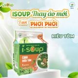  Isoup Combo 6 Túi Canh Riêu Tôm Ăn Liền Sấy Thăng Hoa 