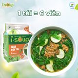  Isoup Combo 6 Túi Canh Riêu Tôm Ăn Liền Sấy Thăng Hoa 