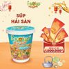  Súp Hải Sản Ăn Liền ISOUP HUUPS! Hũ 14G - Súp Ăn Liền Sấy Thăng Hoa 