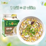  Isoup Combo 6 Túi Súp Nấm Ăn Liền Sấy Thăng Hoa 