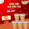  Isoup Huups Combo 5 Ly Súp Cá Hồi Yến Mạch Ăn Liền Sấy Thăng Hoa - 5Ly x 23G 