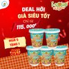  Isoup Huups Combo 5 Ly Súp Hải Sản Ăn Liền Sấy Thăng Hoa - 5Ly x 14G 