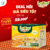  Isoup Huups Súp Nấm Yến Mạch Ăn Liền Sấy Thăng Hoa - Hộp (30g) x 3 Viên X 3 Gói Yến Mạch 