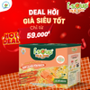  Isoup Huups Súp Cá Hồi Yến Mạch Ăn Liền Sấy Thăng Hoa - Hộp (30g) x 3 Viên X 3 Gói Yến Mạch 