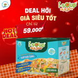  Isoup Huups Súp Hải Sản Ăn Liền Sấy Thăng Hoa - Hộp (30g) x 3 Viên 