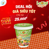  Isoup Huups Súp Nấm Tuyết Tóc Tiên Ăn Liền Sấy Thắng Hoa - Ly 14G 