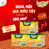  Isoup Huups Combo 3 Hộp Súp Nấm Yến Mạch Ăn Liền Sấy Thăng Hoa - Hộp (30g) x 3 Viên X 3 Gói Yến Mạch 