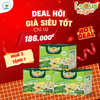  Isoup Huups Combo 3 Hộp Súp Nấm Tuyết Tóc Tiên Ăn Liền Sấy Thăng Hoa - Hộp (30g) x 3 Viên 