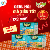  Isoup Huups Combo 3 Hộp Súp Hải Sản Ăn Liền Sấy Thăng Hoa - Hộp (30g) x 3 Viên 