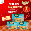  Isoup Huups Combo 3 Hộp Súp Hải Sản Ăn Liền Sấy Thăng Hoa - Hộp (30g) x 3 Viên 