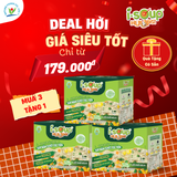  Isoup Huups Combo 3 Hộp Súp Nấm Tuyết Tóc Tiên Ăn Liền Sấy Thăng Hoa - Hộp (30g) x 3 Viên 