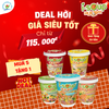  Isoup Huups Combo 5 Ly Súp Ăn Liền Sấy Thăng Hoa ( Hải Sản + Gà Táo Đỏ + Súp Yến Mạch + Súp Cá Hồi + Súp Nấm Tóc Tiên) 