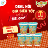  Isoup Huups Combo 5 Ly Súp Hải Sản Ăn Liền Sấy Thăng Hoa - 5Ly x 14G 