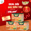  Isoup Huups Combo 3 Hộp Súp Cá Hồi Yến Mạch Ăn Liền Sấy Thăng Hoa - Hộp (30g) x 3 Viên X 3 Gói Yến Mạch 