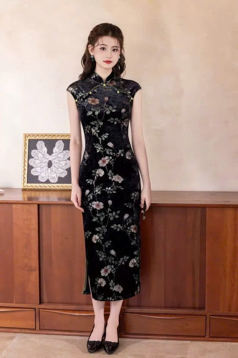  SƯỜN XÁM DÀI NHUNG ĐEN 