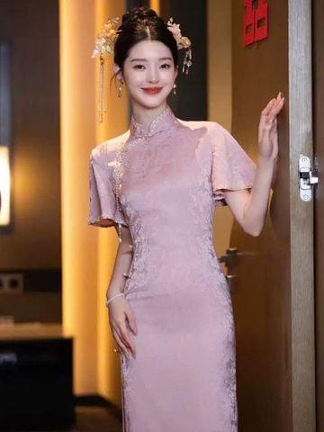  Sườn Xám Lửng TỬ YÊN 