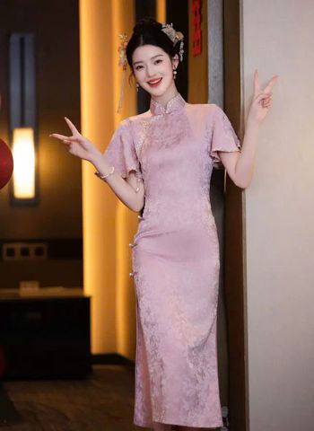  Sườn Xám Lửng TỬ YÊN 