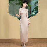  Sườn Xám Dài TRÚC NGUYỆT 