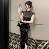 SƯỜN XÁM LỬNG NHUNG ĐEN 