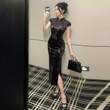  SƯỜN XÁM LỬNG NHUNG ĐEN 