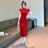  SƯỜN XÁM LỬNG NHUNG ĐỎ 