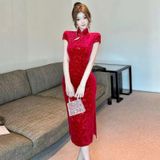  SƯỜN XÁM LỬNG NHUNG ĐỎ 