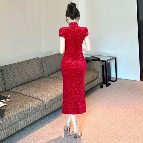  SƯỜN XÁM LỬNG NHUNG ĐỎ 