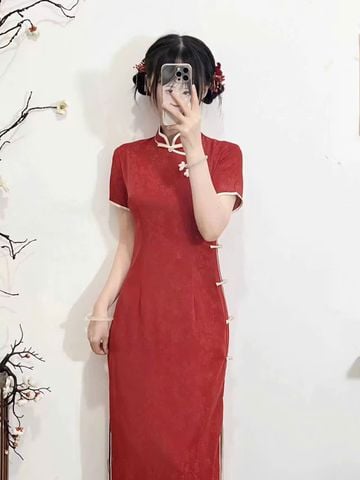  SƯỜN XÁM LỤA LỬNG ĐỎ CAM 