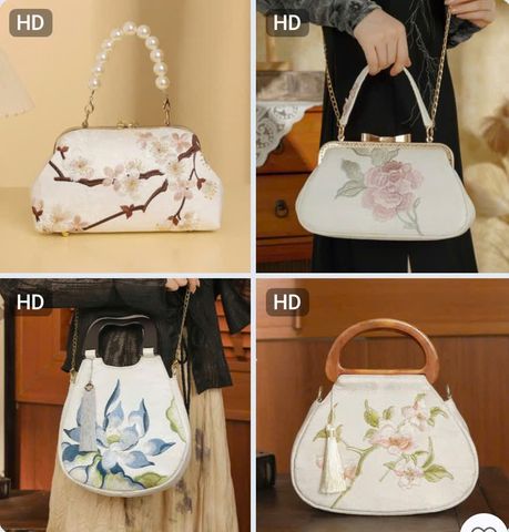  Túi Thêu Hoa 