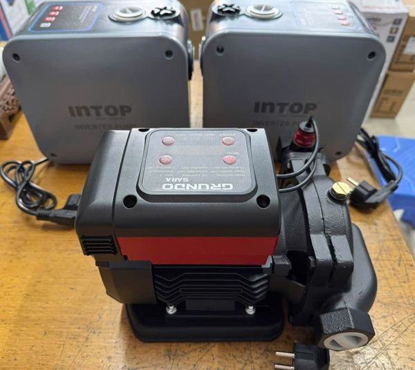 Máy Bơm Biến Tần Áp Mái Grundo GSTX200 200W, Máy Bơm Biến Tần 200W, Máy Bơm Biến Tần Không Tích Áp Đường Ống 200W, Máy Bơm Biến Tần Cho Nhà Dân 200W