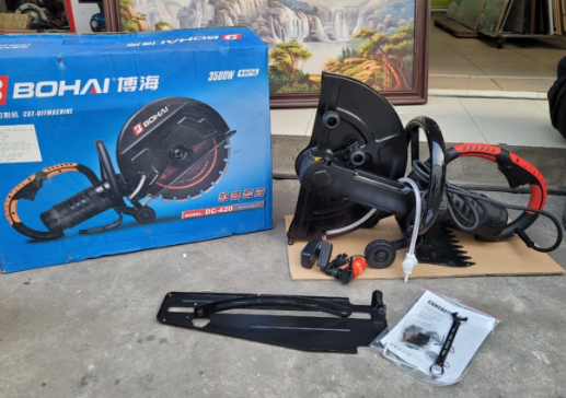 Máy Cắt Bê Tông 355mm BoHai DC-355, Căt Tường Bê Tông 355mm, Máy Cắt Tường Sâu 15cm
