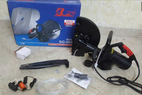 Máy Cắt Bê Tông 355mm BoHai DC-355, Căt Tường Bê Tông 355mm, Máy Cắt Tường Sâu 15cm