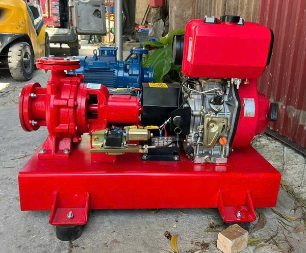 Máy Bơm PCCC Chạy Dầu, Máy Bơm Nước Chữa Cháy Chạy Dầu, Máy Bơm Cứu Hoả Dầu, Máy Bơm Cứu Hoả Có Kiểm Định
