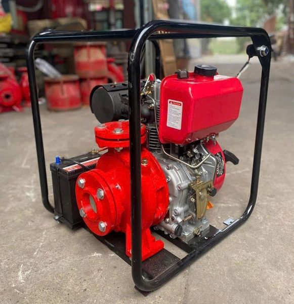 Máy Bơm PCCC Chạy Dầu, Máy Bơm Nước Chữa Cháy Chạy Dầu, Máy Bơm Cứu Hoả Dầu, Máy Bơm Cứu Hoả Có Kiểm Định