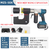 Máy Đột Lỗ Máng Cáp Dùng Pin Lucian, Đột Máng Cáp Dùng Pin 21V, Đột Thuỷ Lực Máng Cáp, Đục Lỗ Máng Cáp, Đột Thang Máng Cáp Pin 