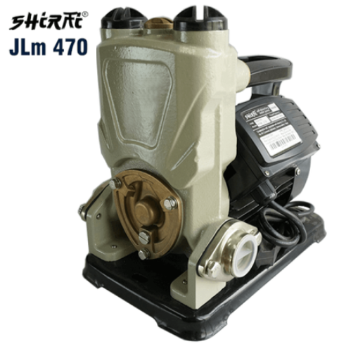 Bơm cửa ngang SHIRAI Model JLm 470 tự mồi, Bơm Tự Mồi Shirai 470W,