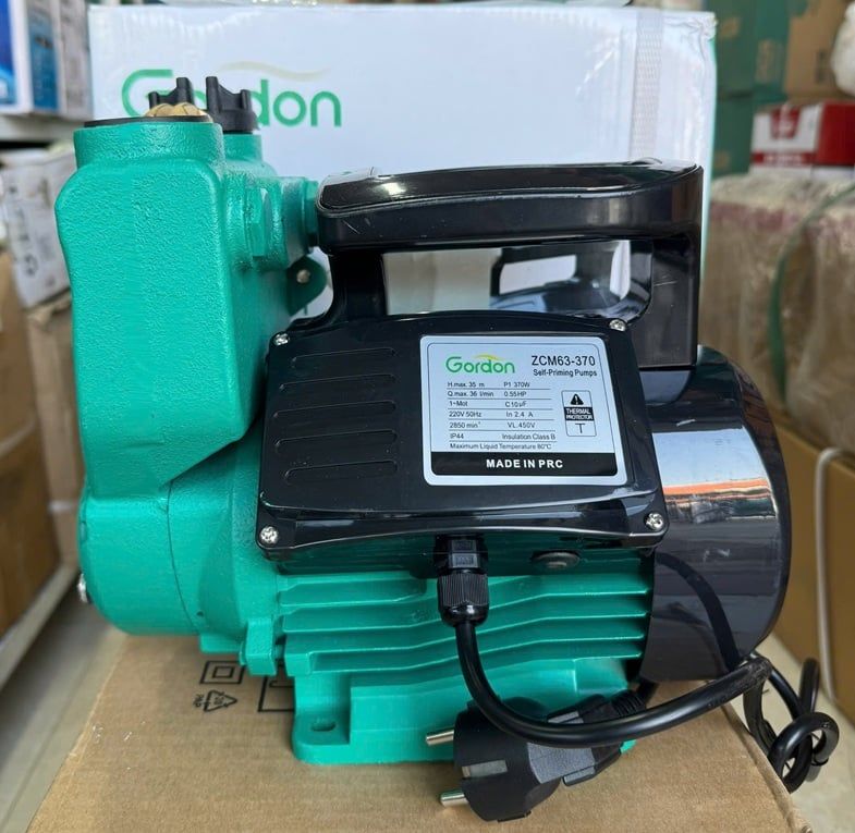  Máy Bơm Chân Không 370W Gordon, Bơm Điện 370W Nhật Bản, Máy Bơm Hanin 370W Bảo Hành 1 Năm, Máy Bơm Wilo 370W, Máy Bơm Nước Gia Đình 370W 