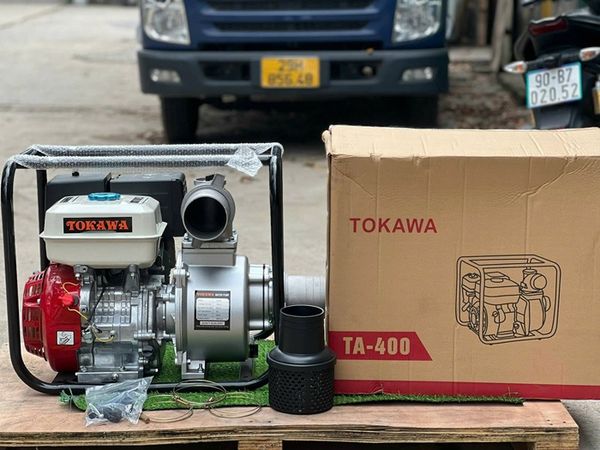 Máy Bơm Nước Chạy Xăng 60m3/h TOKAWA, Máy Bơm Xăng 60m3/h TOBOKI, Bơm Nước Xăng 7.5HP TOKAWA