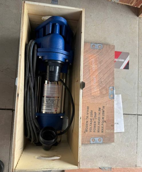 Máy bơm chìm Toboki TK-V750 750W, Máy Bơm Tõm 750W, Máy Bơm Chống Ngập 750W, Máy Bơm Hầm 750W, Máy Bơm Hút Nước 750W