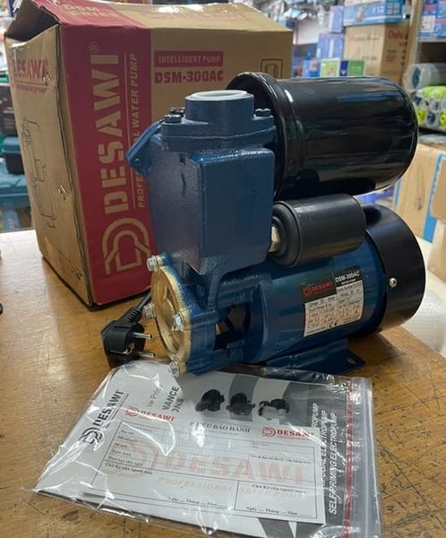 Máy Bơm Tăng Áp 300W DESAWI, Máy Bơm Tăng Áp 300W Công Nghệ Ý, Máy Bơm Tăng Áp Cơ, Máy Bơm Tăng Áp Gia Đình